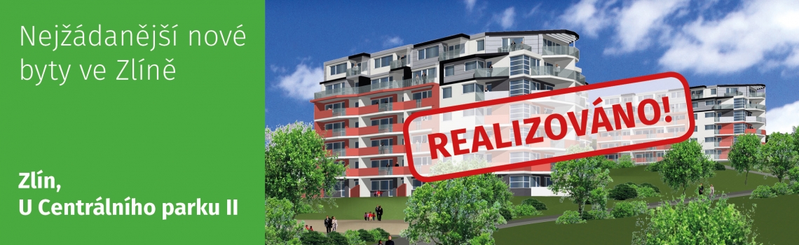 Nové byty Zlín – U Centrálního Parku II, B14 (ul. Zelinova)