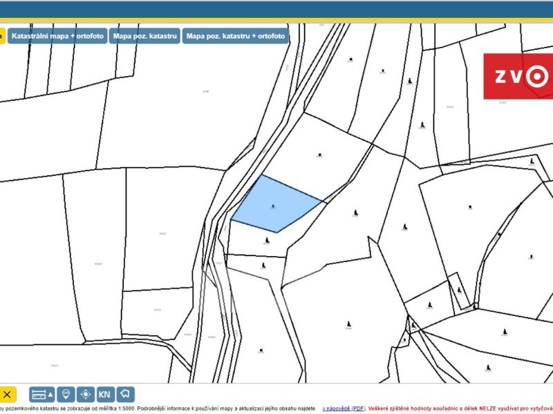 Prodej pozemků o rozloze 25 344m2 v Zádveřicích u Zlína