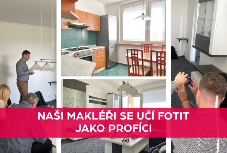 Naši makléři se učí fotit jako profíci