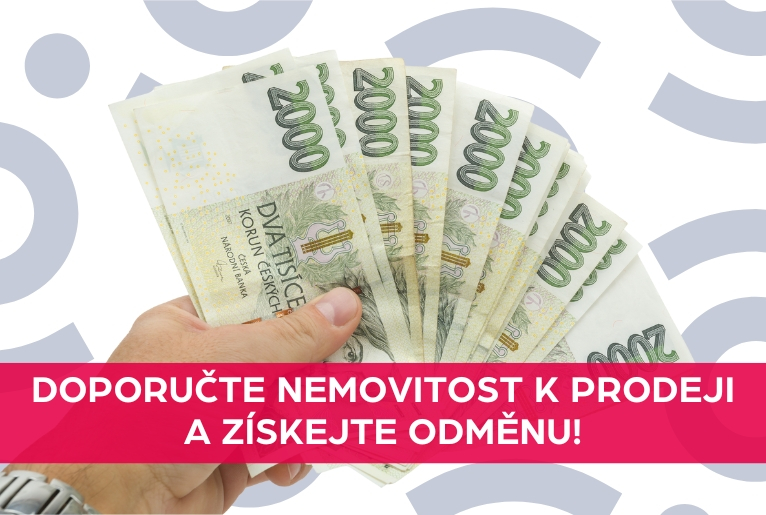 Doporučte nemovitost k prodeji a získejte odměnu!