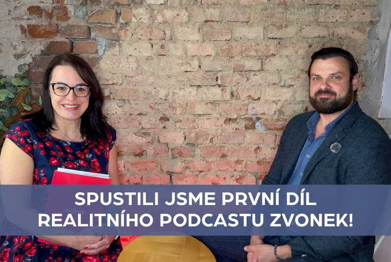 Spustili jsme náš první díl Realitního podcastu Zvonek!