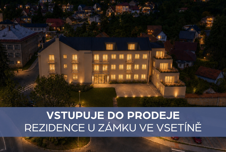 Rezidence U Zámku ve Vsetíně vstupuje do prodeje