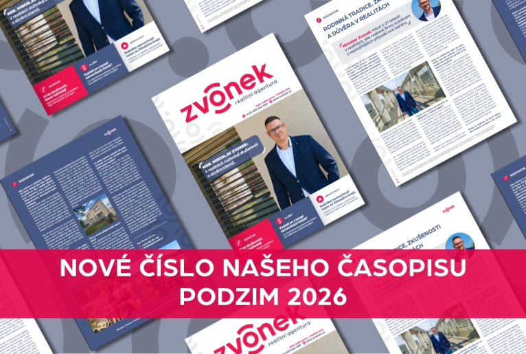 Realitní noviny Zvonek – Podzim 2026 | Agentura Zvonek
