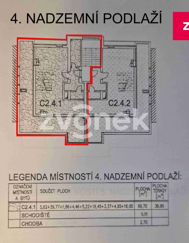 Prodej bytu 3+kk 100 m², Uherské Hradiště - Mařatice