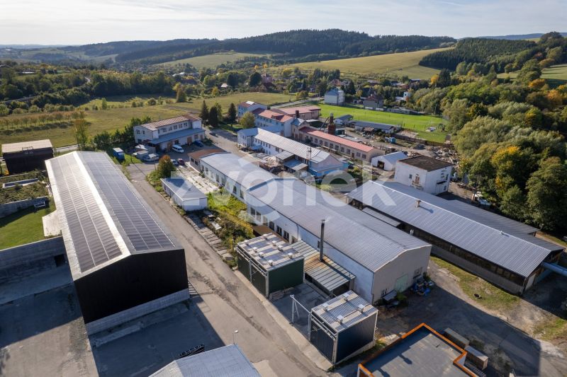 Prodej výrobního areálu se sušárnou na dřevo a s pozemky 6069 m², Valašské Příkazy
