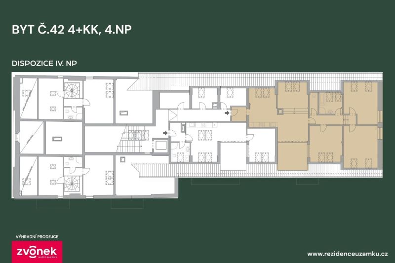 Prodej nového bytu 4+kk 137 m², Vsetín