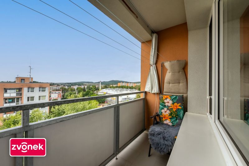 3+1 Zlín - Budovatelská, lodžie, nádherný výhled