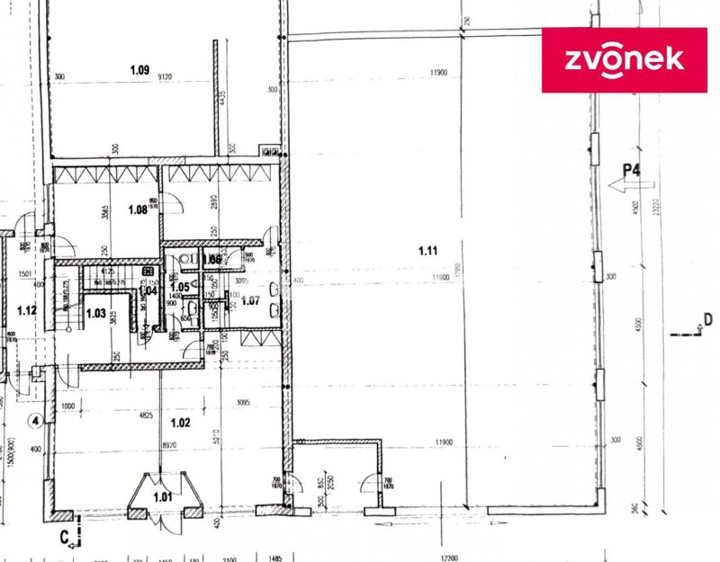 Pronájem skladu 220 m², Zlín - Prštné