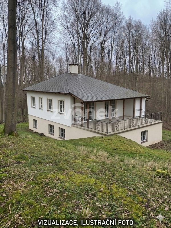 Dvoupodlažní rekreační chata na polosamotě s rozsáhlými pozemky 2,5 ha v Halenkovicích