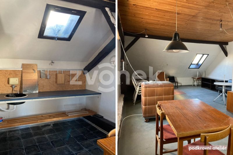 Unikátní byt 4+1 se zahradou, garáží a ateliérem v srdci Zlína – ul. Lešetín