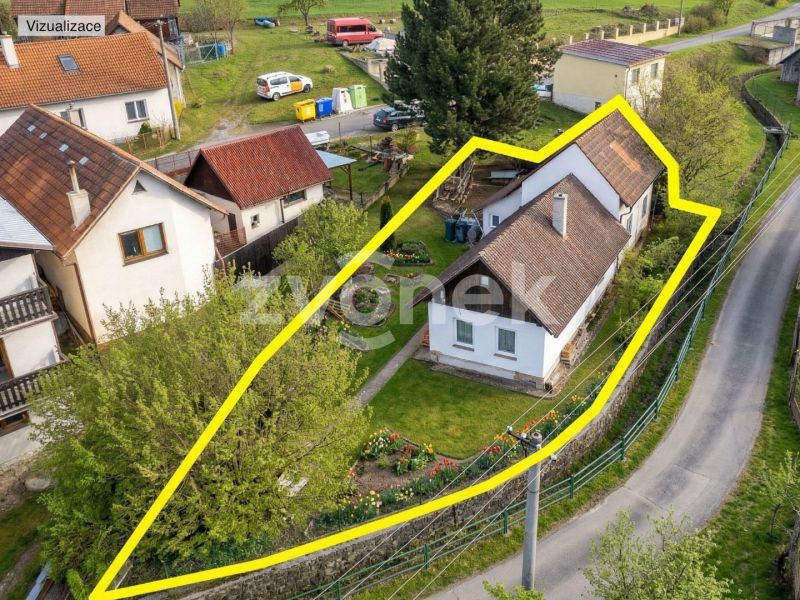 Rodinný dům 4+1 u Vizovic s hotovým technickým jádrem a novou cenou!