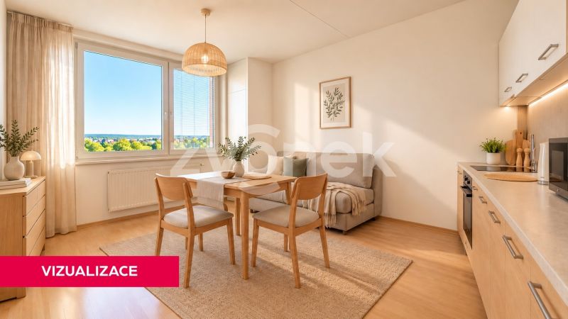 Světlý byt 1+1 s krásným výhledem a potenciálem pro vlastní bydlení i investici | 37,2 m² | Otrokovice – Kvítkovice
