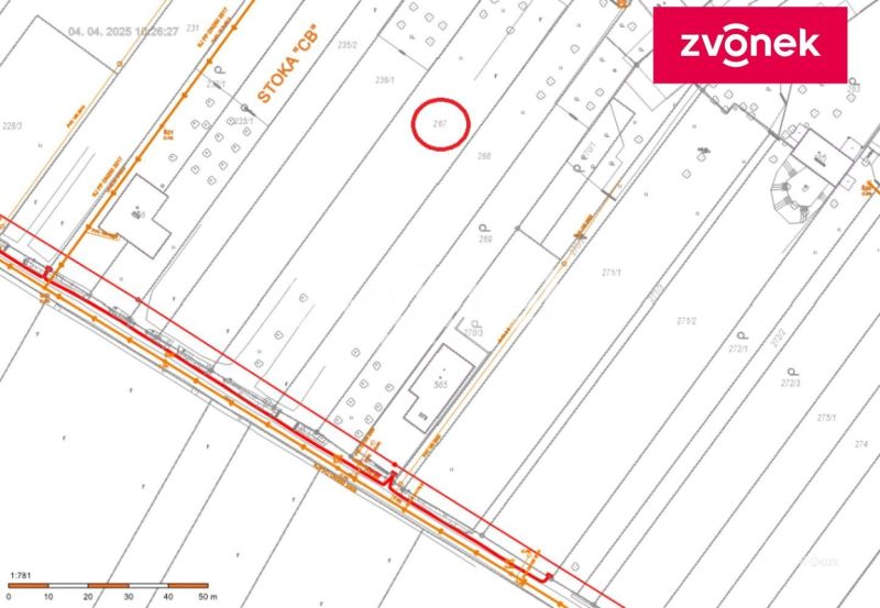 Prodej stavebního pozemku 2 445 m², Přílepy