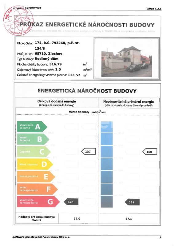 Prodej rodinného domu 3+1, Zlechov