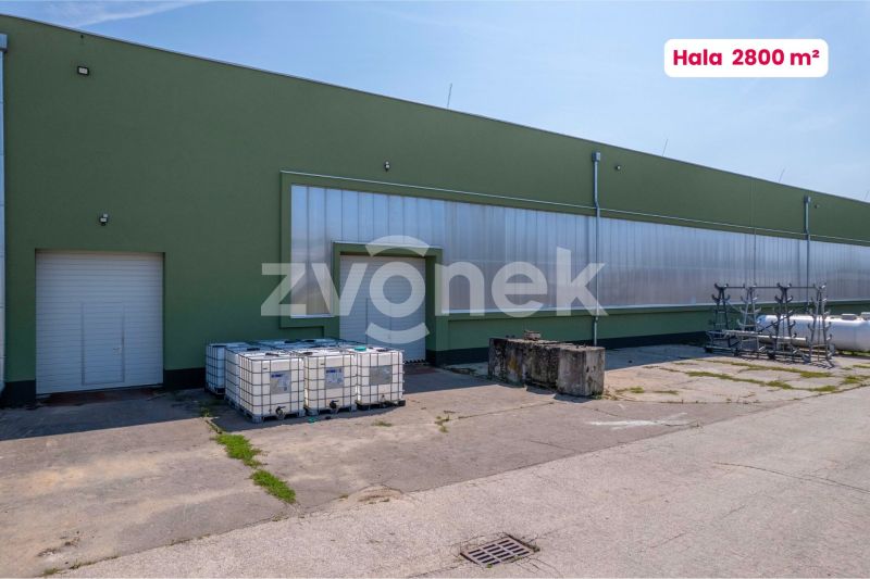 Pronájem výrobně skladovací haly 472 - 2 800 m², Holešov