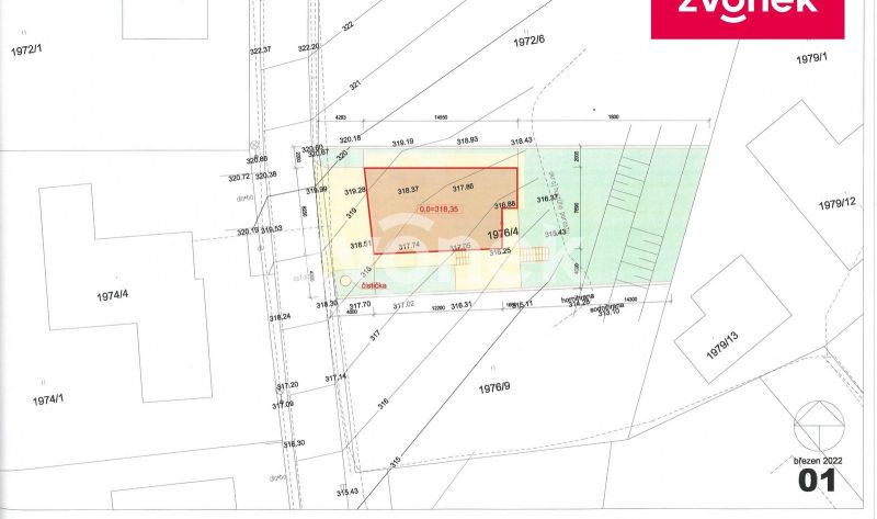 Prodej stavebního pozemku 468 m², Březnice