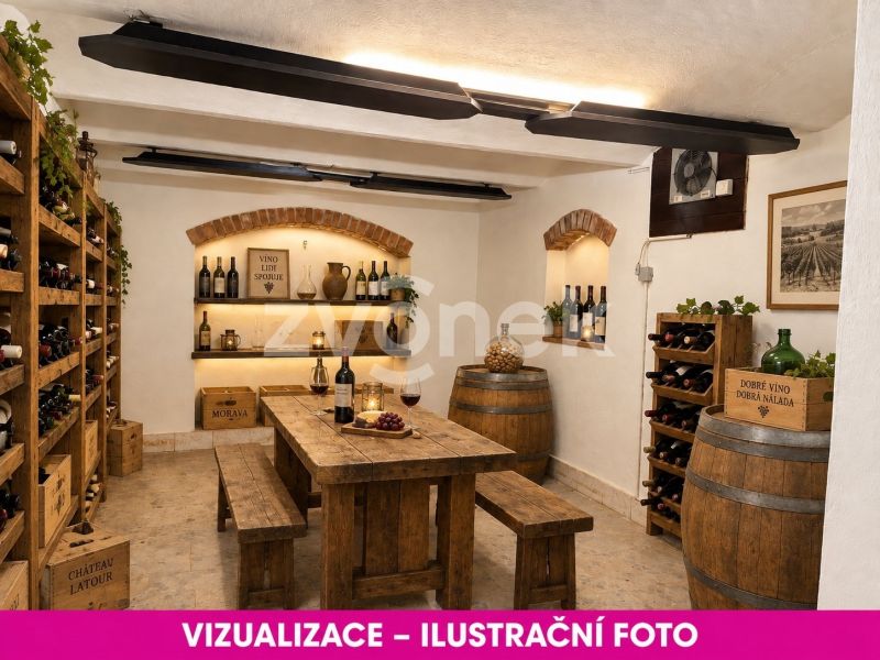 Pronájem vybavené restaurace 165 m² se salonky a sklípkem v Otrokovicích