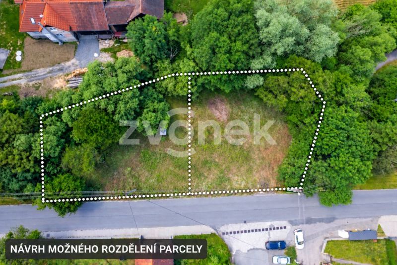 Prodej stavebního pozemku 892 m², Ublo