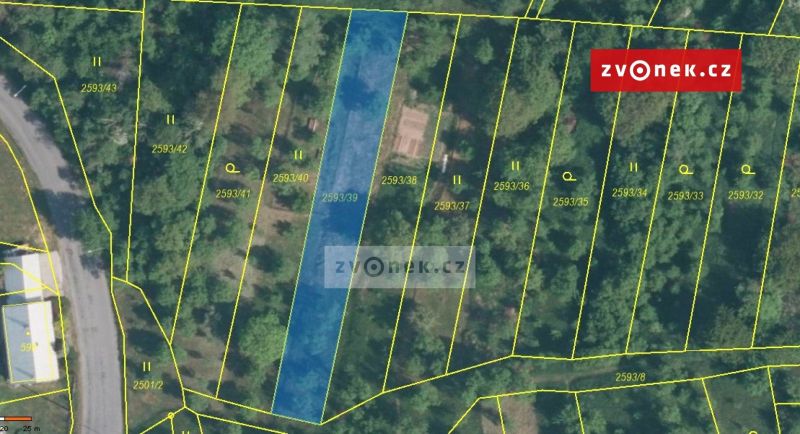Prodej zahrady 852 m², Halenkovice