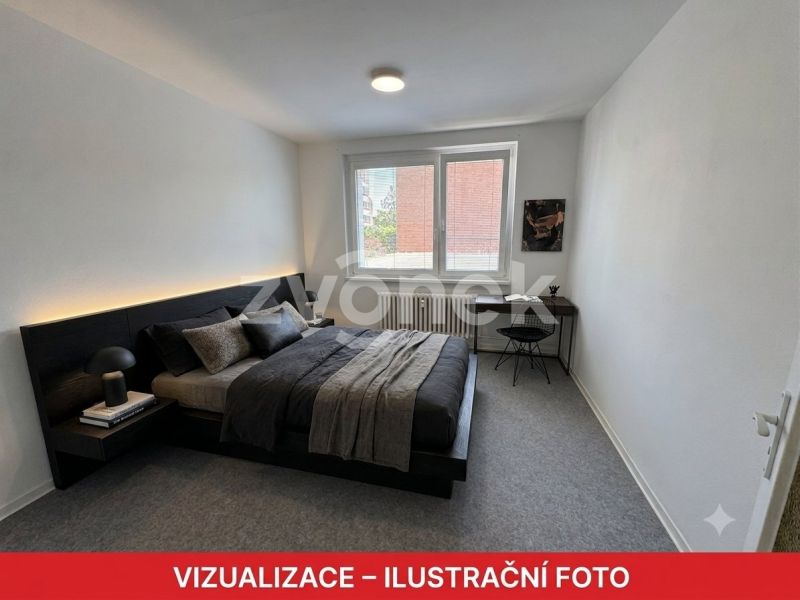 Pronájem bytu 2+1 obklopené zelení U Trojáku ve Zlíně.