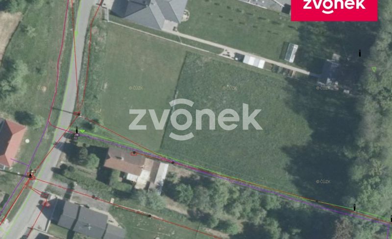 Prodej stavebního pozemku 3688 m², Želechovice nad Dřevnicí
