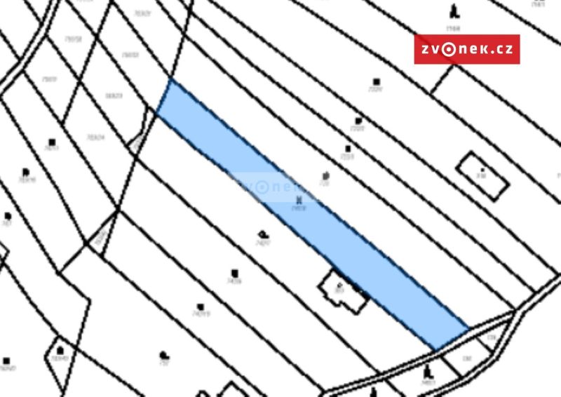 Prodej stavebního pozemku 1 841 m², Šanov