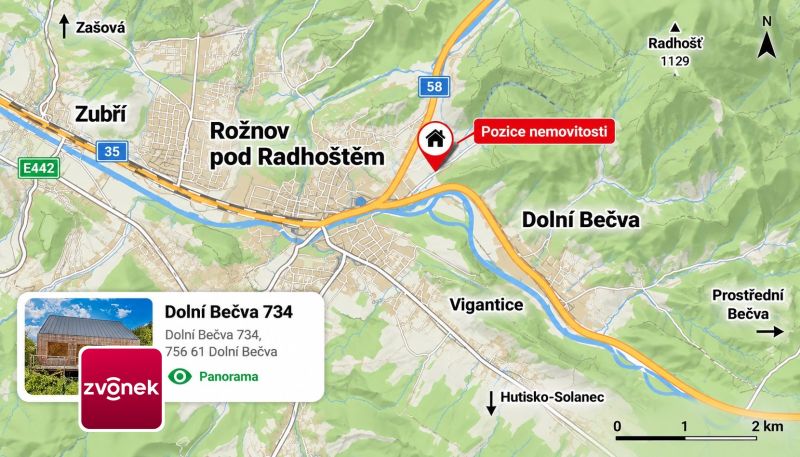 Prodej moderní pasivní novostavby 5+1, 145 m² – pomezí Rožnova a Dolní Bečvy