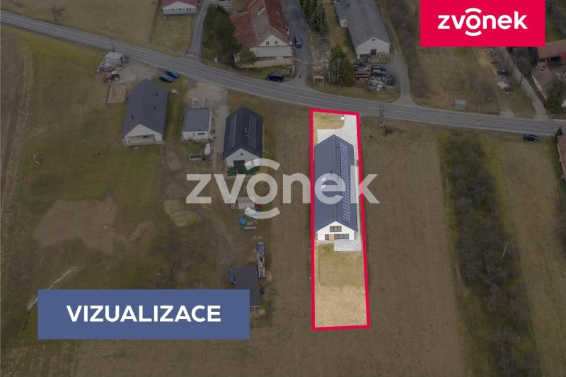 Prodej pole 3 393 m², Haluzice