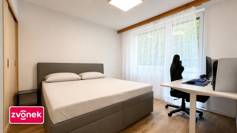 Pronájem moderně zrekonstruovaného bytu 2+1 se dvěma lodžiemi – Zlín, ulice Družstevní