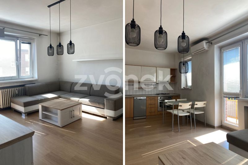 Pronájem bytu 3+kk s balkónem po kompletní rekonstrukci, Zlín – Obeciny I