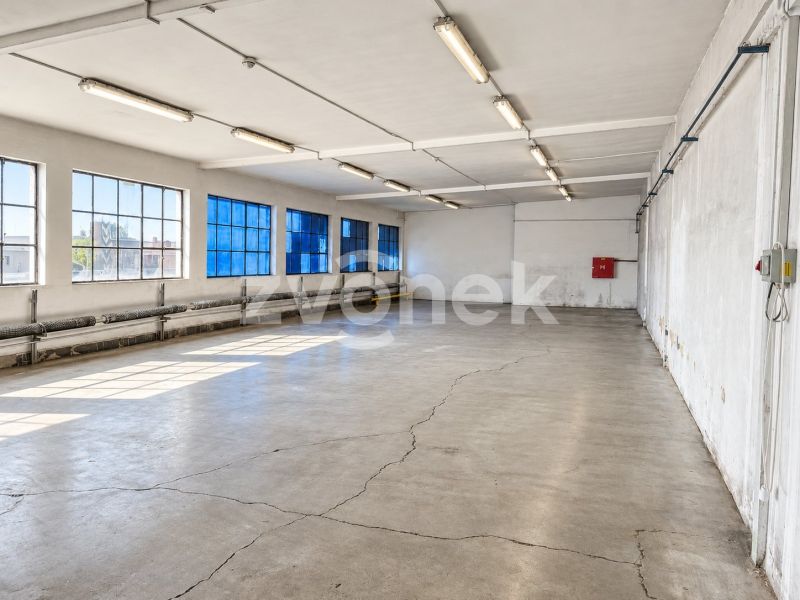 Pronájem výrobních a skladovacích prostor 160 m² – Baťův areál, 77. budova, Zlín