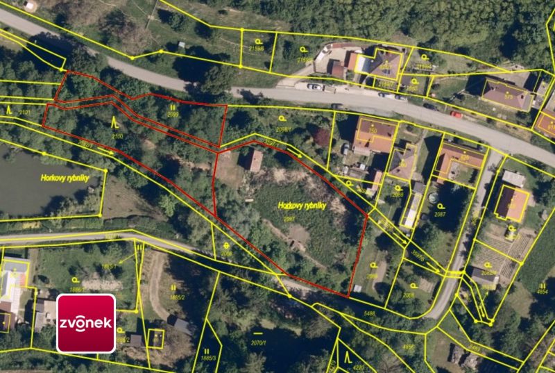 Prodej pozemku, les, rybník, mýtina 3 756 m² v obci Halenkovice