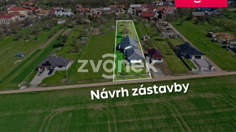 Prodej stavebního pozemku 2 445 m², Přílepy