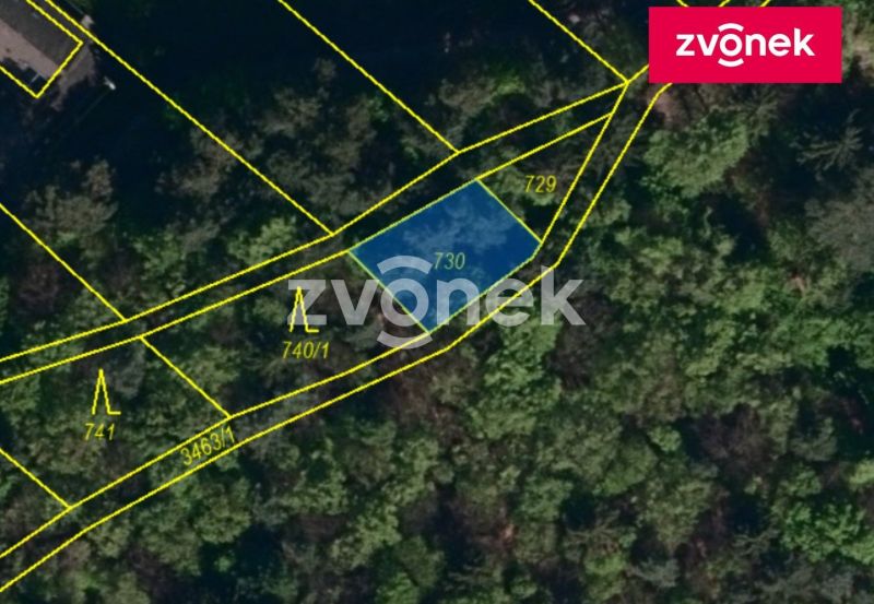 Prodej stavebního pozemku 1 841 m², Šanov