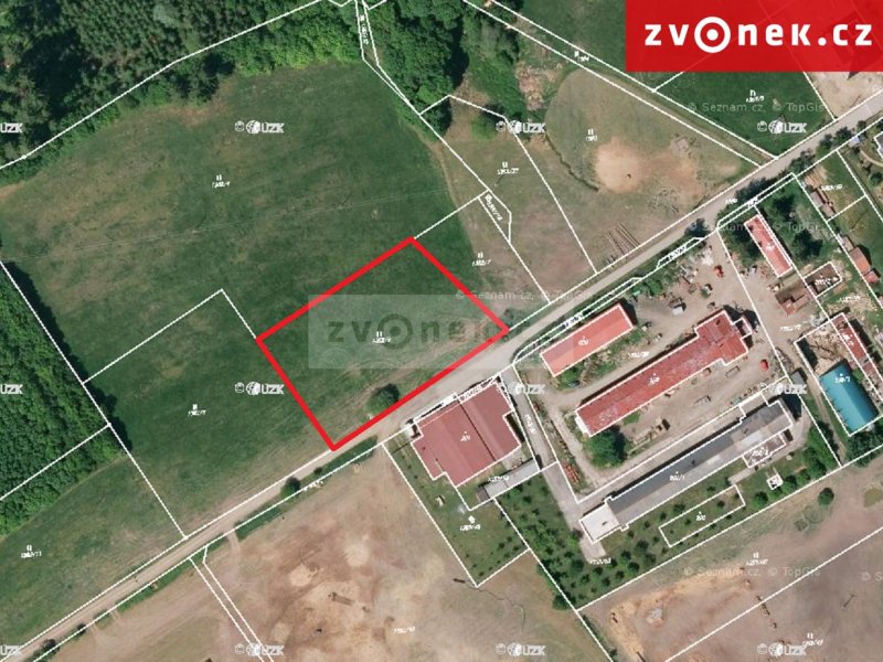 Prodej pozemku na průmyslovou výstavbu v Petrůvce u Luhačovic