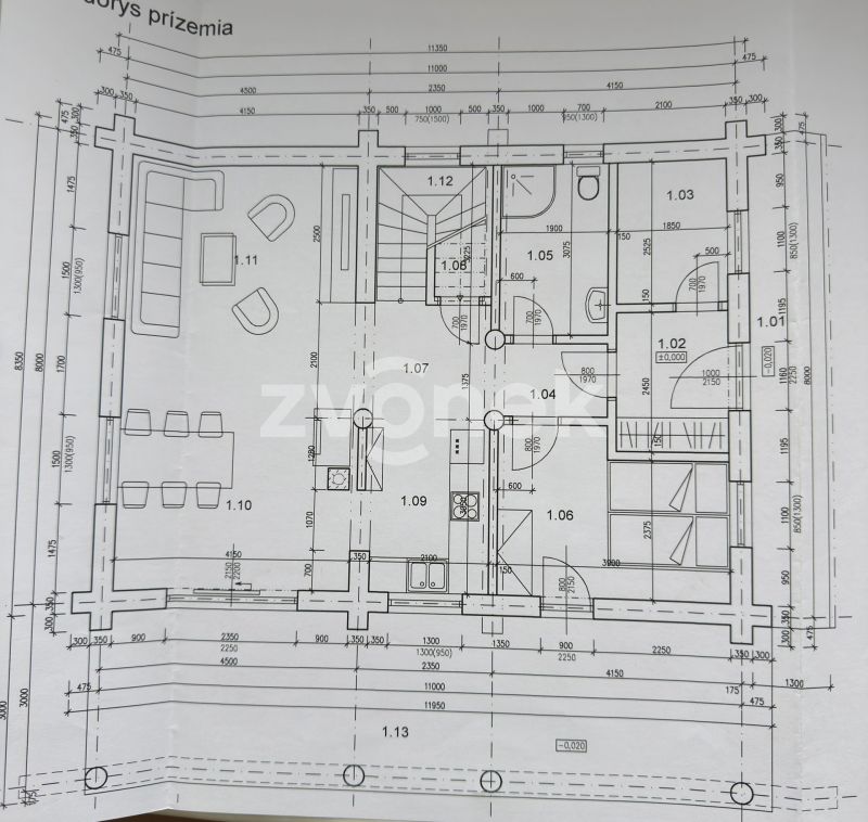 Pozemek se základovou deskou a projektem chaty, Lazy pod Makytou