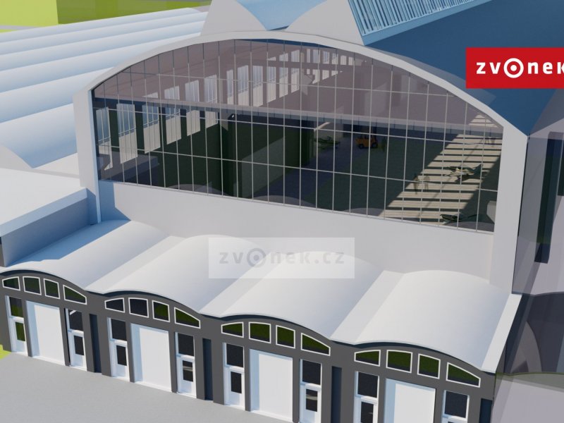Prodej výrobní, skladové haly a administrativní budovy Kunovice