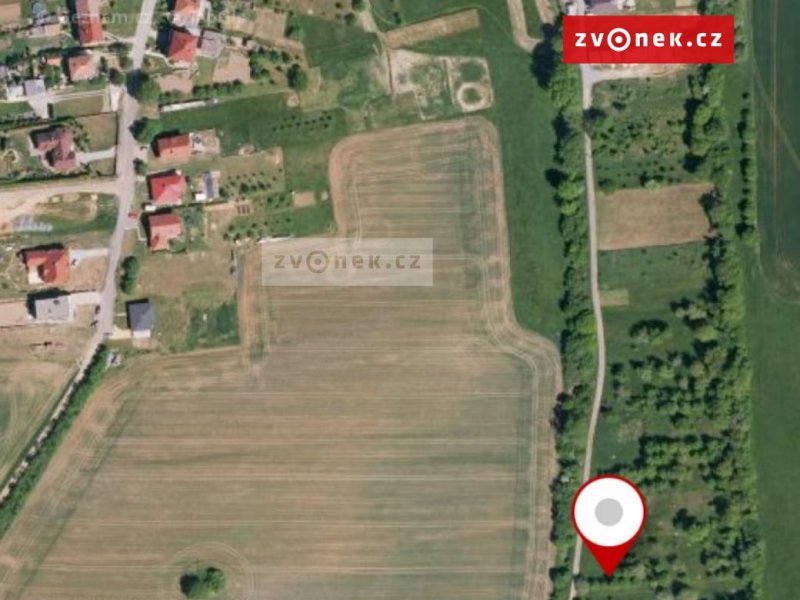 Prodej pozemku 934m2, obec Bílovice u Uherského Hradiště