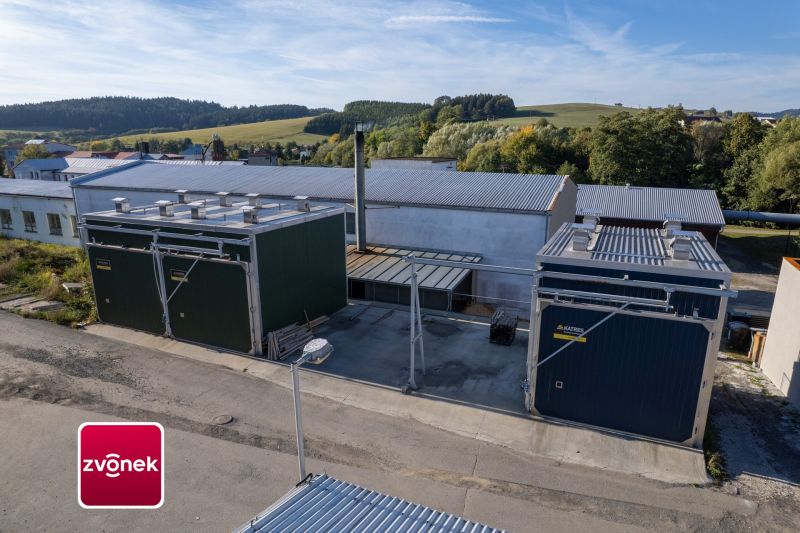 Prodej výrobního areálu se sušárnou na dřevo a s pozemky 6069 m², Valašské Příkazy