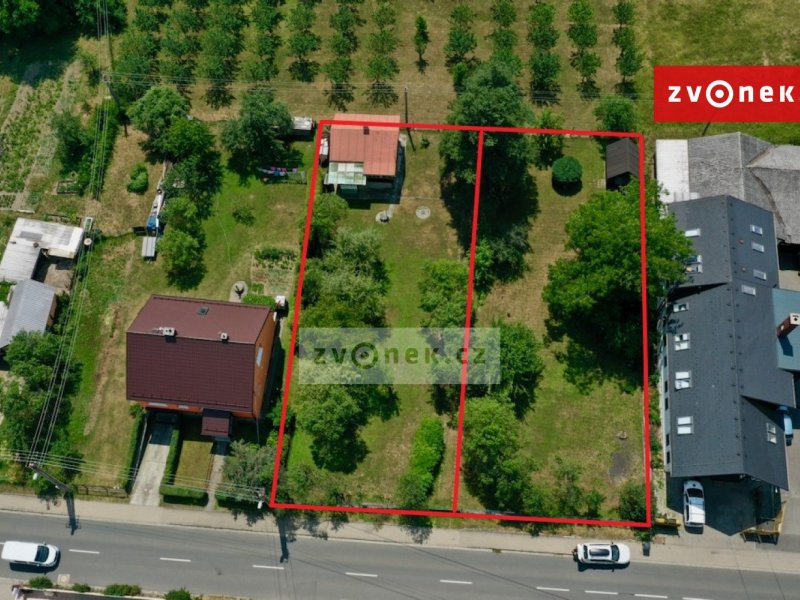 Prodej stavebního pozemku Zlín - Lužkovice.
