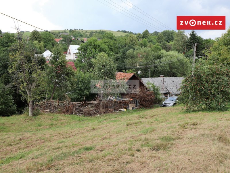 Prodej stavební parcely 417m2 + zahrada 311m2, vodovod, elektřina, Obec Ublo u Vizovic.