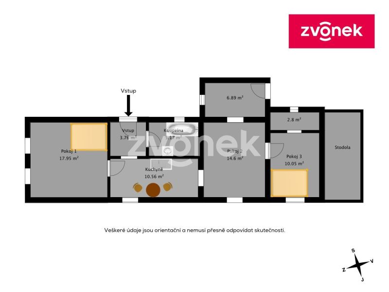 Prodej rodinného domu 72 m², Lhotsko