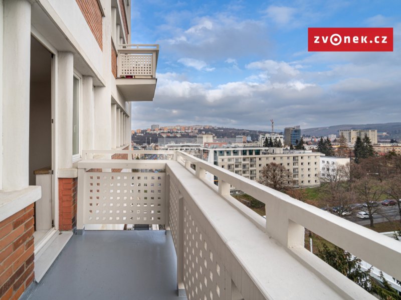 Prodej bytu 2+kk v centru Zlína, balkon, ihned volný
