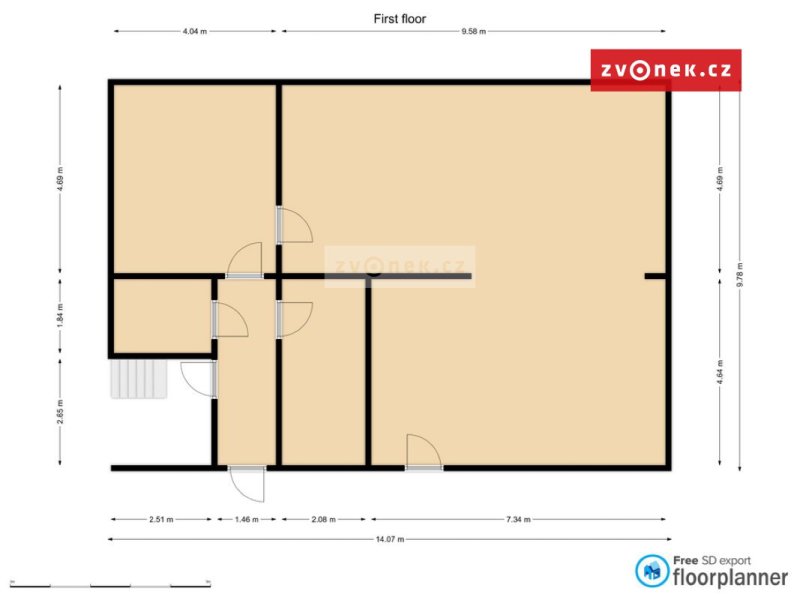 Prodej stavebního pozemku 1 138 m2 Traplice