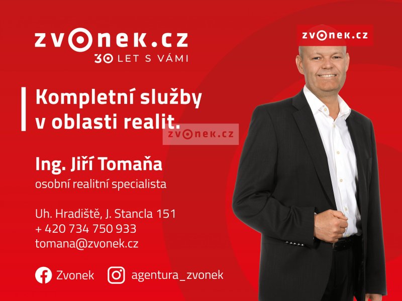 Zahradní domek se zahradou v Kunovicích- oblast Stará Hora