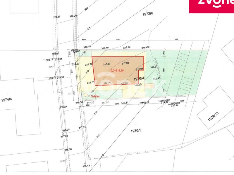 Prodej stavebního pozemku v Březnici s plánem domu