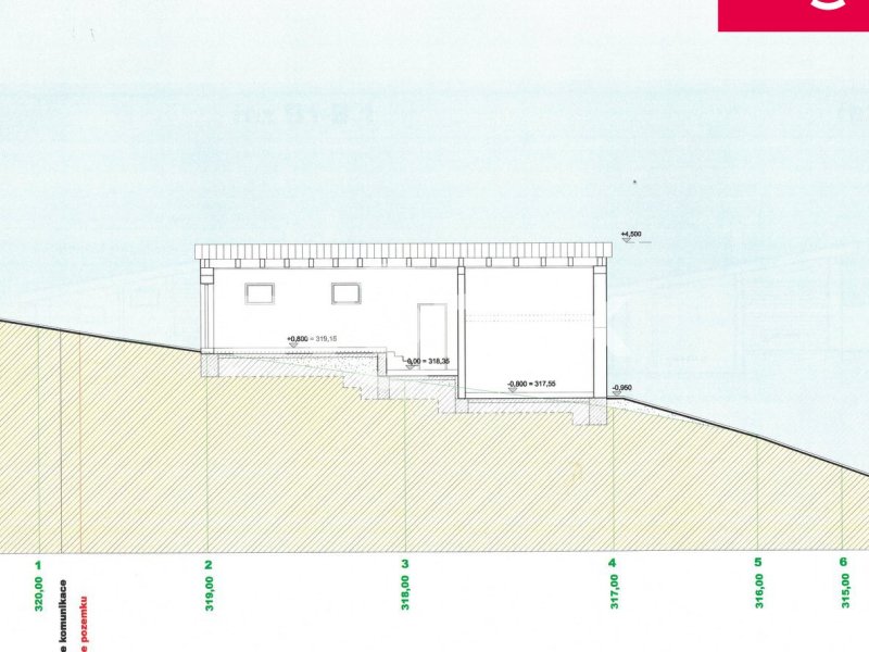 Prodej stavebního pozemku v Březnici s plánem domu