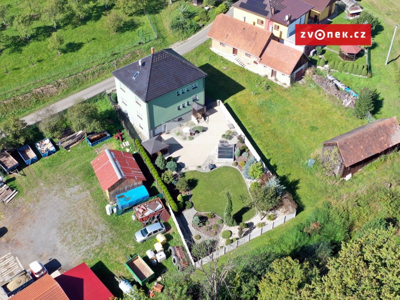 Prodej rodinného domu s krásnou zahradou v Tichově
