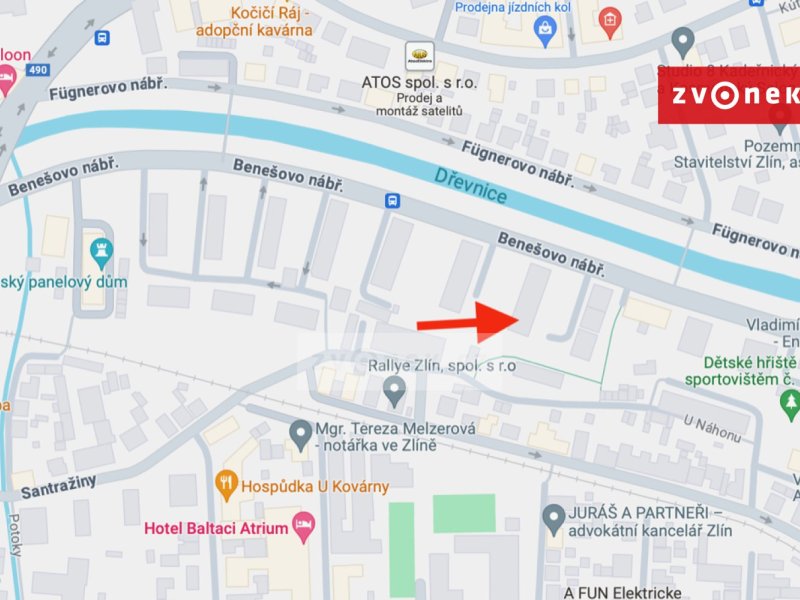 Pronájem bytu 2+1 po rekonstrukci, Benešovo nábřeží