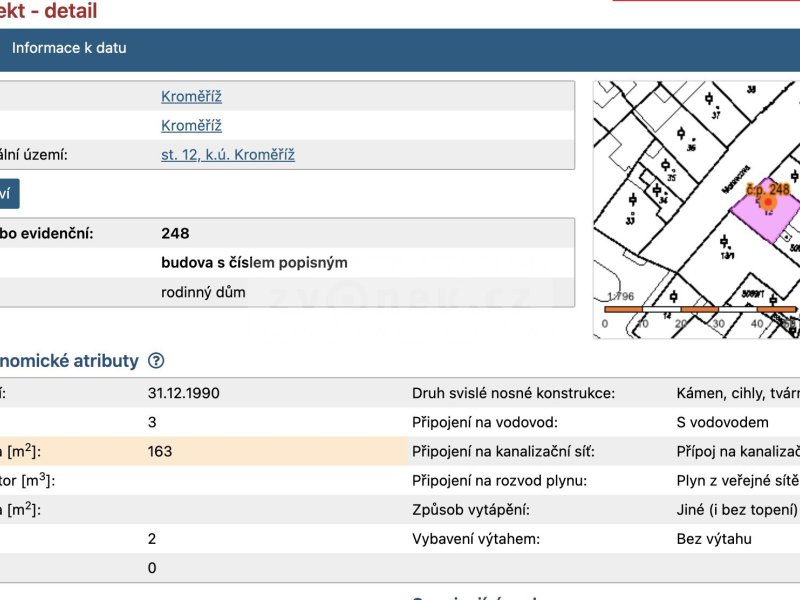 Vila v centru Kroměříže - k bydlení i podnikání